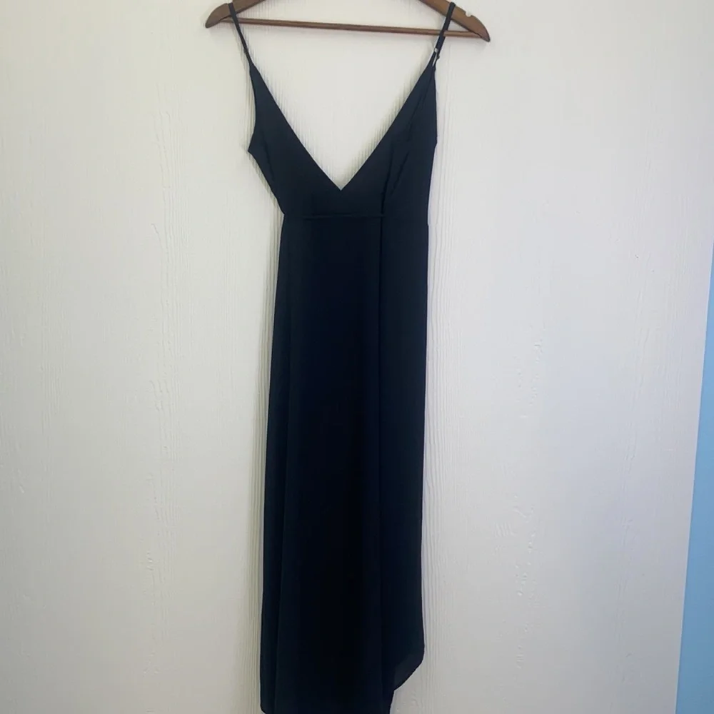 Show Me Your MuMu - Meghan Wrap Dress In Black Size Small